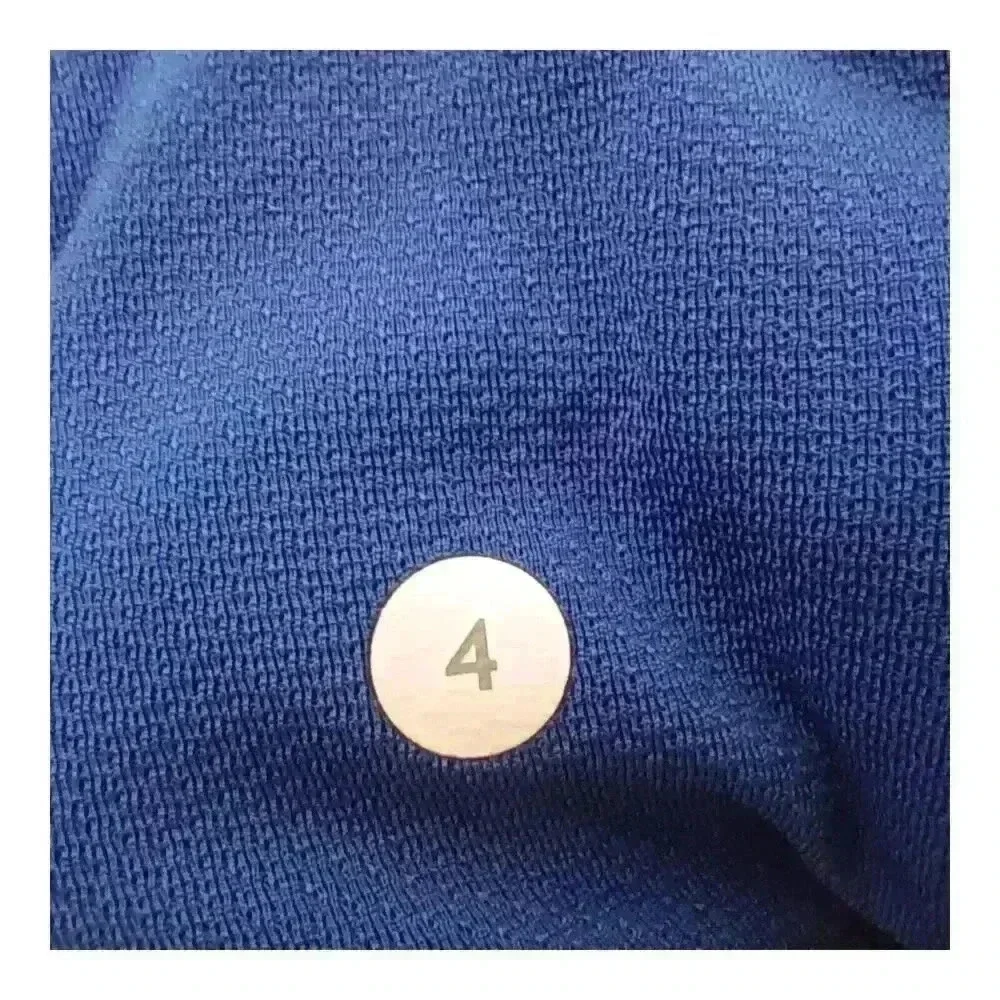 Lululemon Kanto Catch Me Jacket 1/2 Zip Pullover Heathered Sapphire Blue Women 4